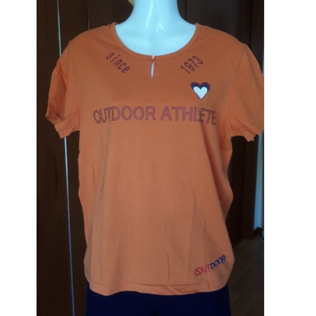 OUTDOOR PRODUCTS(アウトドアプロダクツ)のOUTDOOR のTシャツ　Lsize レディースのトップス(Tシャツ(半袖/袖なし))の商品写真