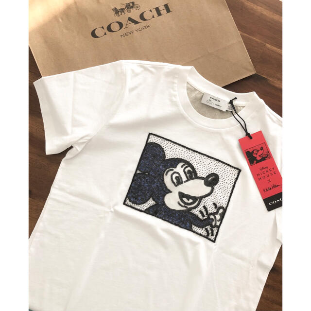 希少　COACH　コーチ　キースヘリング　コラボ　Tシャツ