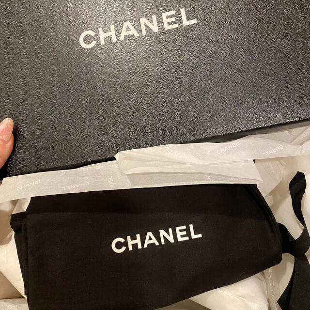 レディースCHANEL パールミュール サンダル