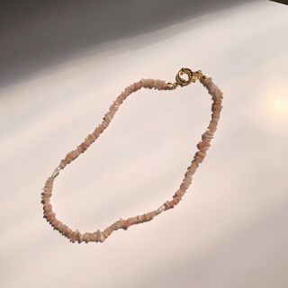 Peach moon stone choker☀︎~(ネックレス)