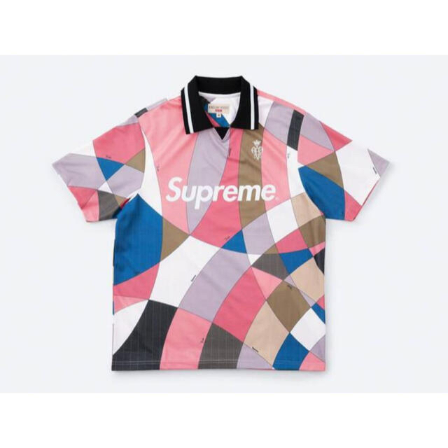 supreme エミリオプッチ　soccerシャツ　ピンクSサイズ