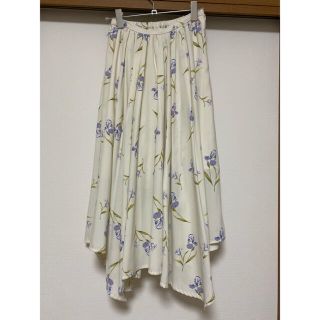 マーキュリーデュオ(MERCURYDUO)の花柄ロングスカート♡ 8/3まで出品(ロングスカート)