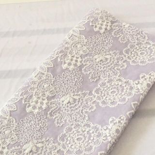 豪華刺繍レース生地