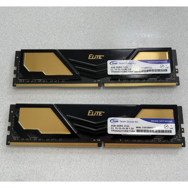 DDR4 8GB 2枚計16GB 2400MHz デスクトップ用