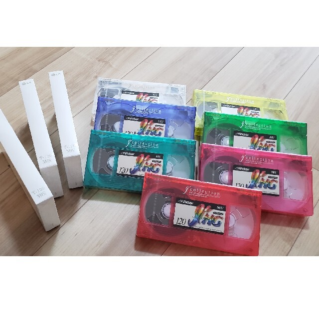 Victor - VHS ビデオテープ スケルトンカラー 120分 未開封 の Victor - VHS ビデオテープ スケルトンカラー 120分 未開封 の