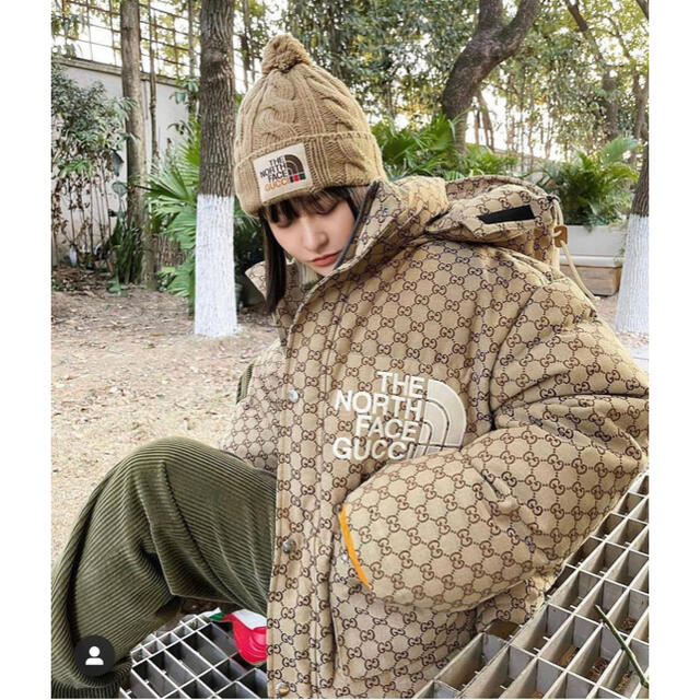 Gucci(グッチ)のGUCCI×North Face ウールハット グッチ×ノースフェイス 正規品 メンズの帽子(ハット)の商品写真