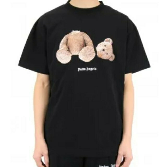 激安商品 PALM ANGELS BEAR TEE BLACK L パームエンジェルス Tシャツ