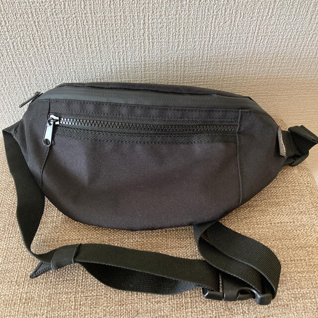 GU(ジーユー)のgu コーデュラ CORDURA ボディバッグ ウエストポーチ ブラック メンズのバッグ(ウエストポーチ)の商品写真