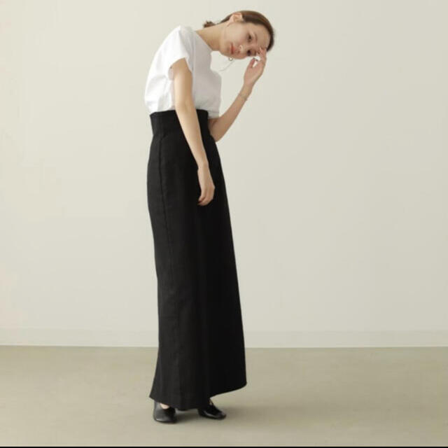 louren high-waist pencil skirt ロングスカート - ロングスカート