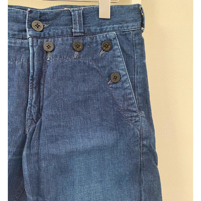 BLUE BLUE(ブルーブルー)のBLUEBLUE【ブルーブルー】デニムショートパンツ メンズのパンツ(ショートパンツ)の商品写真