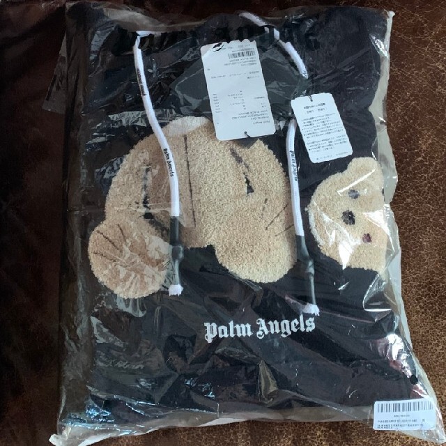 PALM ANGELS BEAR HOODY BLACK M パームエンジェルス