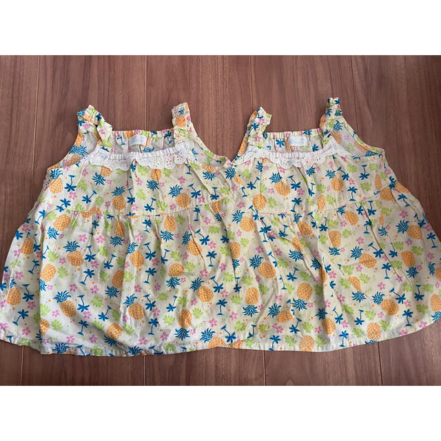 Combi mini(コンビミニ)のコンビミニ　キャミソール　2枚セット キッズ/ベビー/マタニティのベビー服(~85cm)(タンクトップ/キャミソール)の商品写真