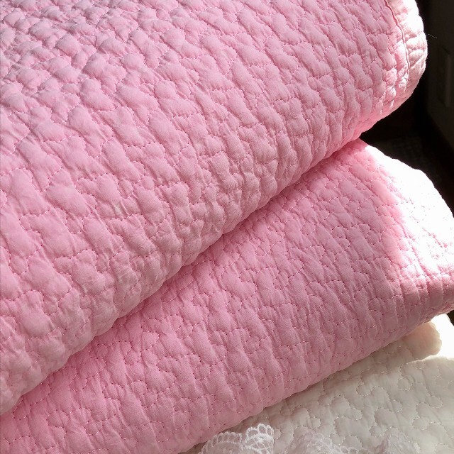 即購入OK✨韓国イブル　クラウド柄ピンク　お昼寝ラグマット　150×200cm キッズ/ベビー/マタニティの寝具/家具(ベビー布団)の商品写真