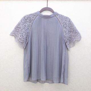 ミッシュマッシュ(MISCH MASCH)の《ミッシュマッシュ》レース袖プリーツブラウス(シャツ/ブラウス(半袖/袖なし))