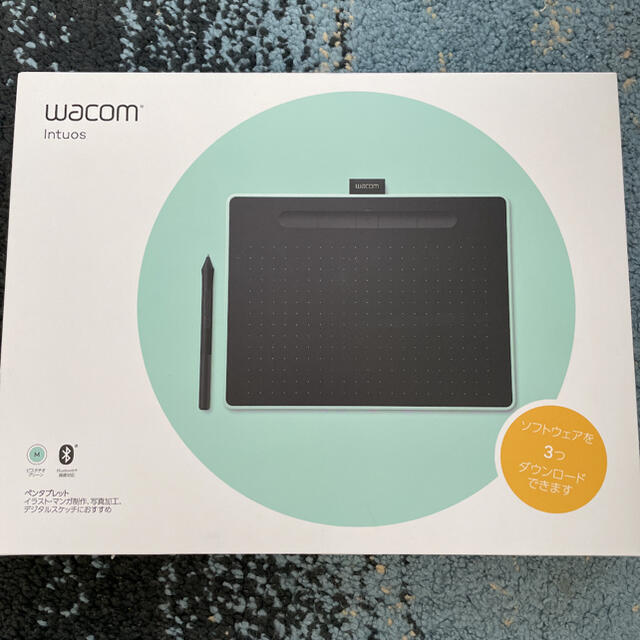 Wacom(ワコム)のWACOM Intuos Small ピスタチオグリーン CTL-6100WL スマホ/家電/カメラのPC/タブレット(タブレット)の商品写真
