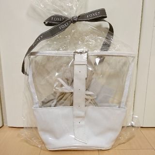 フォクシー(FOXEY)のフォクシーFOXEY♡ビニールバッグ 新品(ハンドバッグ)