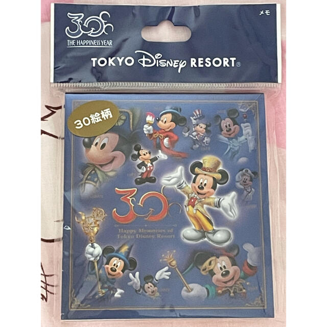 Disney(ディズニー)の【未開封】東京ディズニーランド 30周年 メモ帳 エンタメ/ホビーのおもちゃ/ぬいぐるみ(キャラクターグッズ)の商品写真