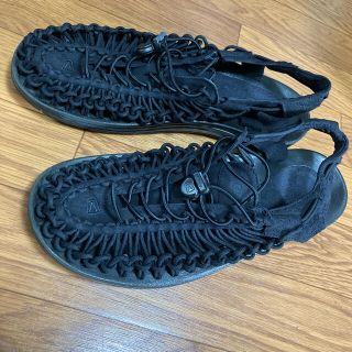 キーン(KEEN)のzooba様専用　keen uneek オールブラックモデル　29cm(サンダル)