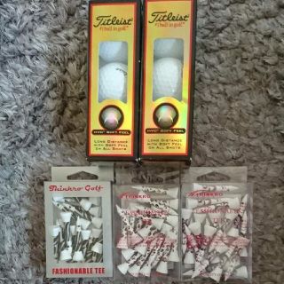 タイトリスト(Titleist)のゴルフボール & ショートティー(その他)