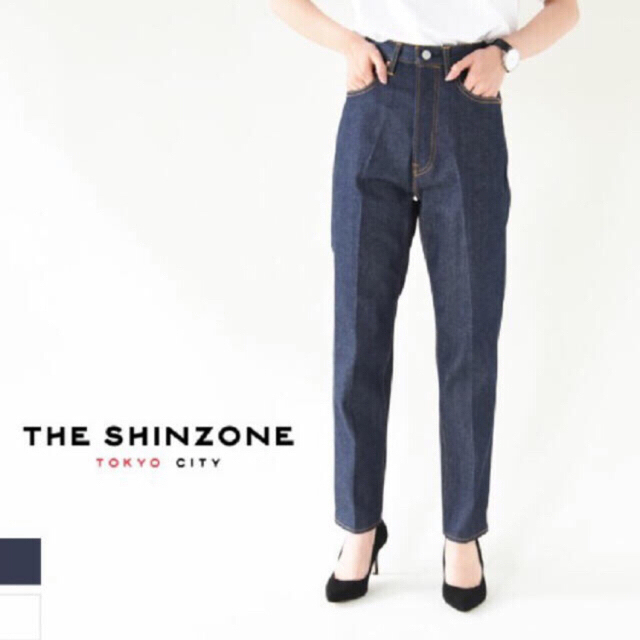 Shinzone(シンゾーン)のTHE SHINZONEシンゾーン　HIGH WAIST IVY JEANS レディースのパンツ(デニム/ジーンズ)の商品写真