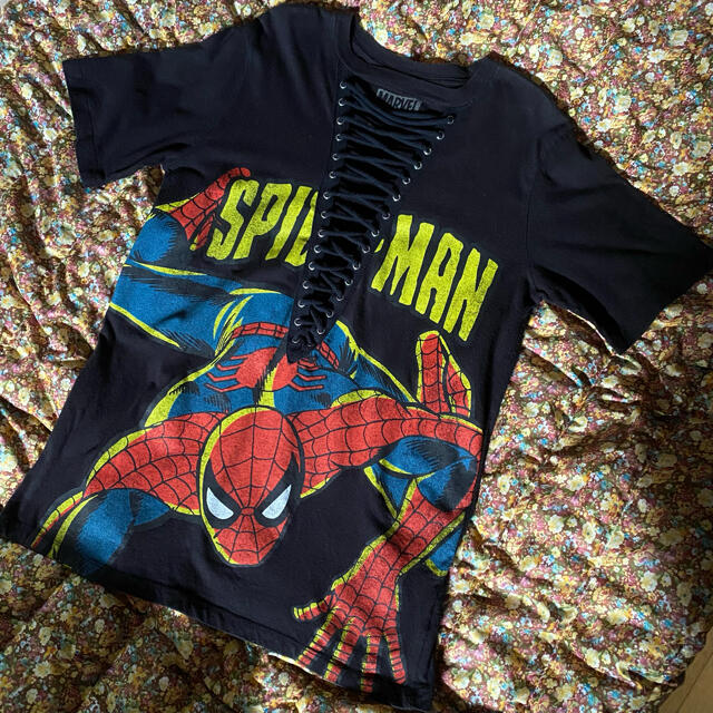 MARVEL(マーベル)のマーベル　marvel   スパイダーマン　Tシャツ　ユニセックス レディースのトップス(Tシャツ(半袖/袖なし))の商品写真