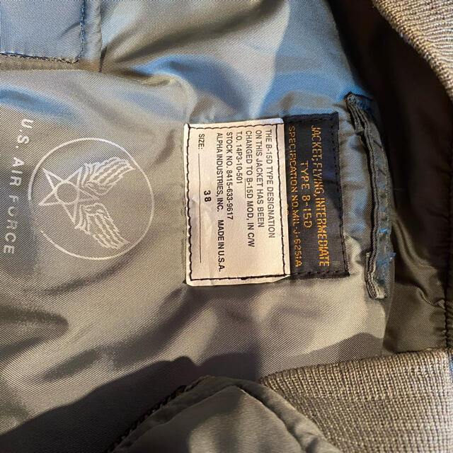 専用 ALPHA Inc.USA made flight jacket オープニング 大放出セール