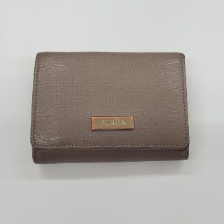 FURLA　ベージュ　折り財布(折り財布)