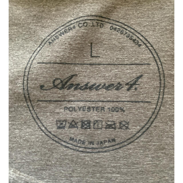 Answer4 Tシャツ/サイズLの通販 by hawkeye's shop|ラクマ Answer4 Tシャツ/サイズLの通販 by hawkeye's shop|ラクマ