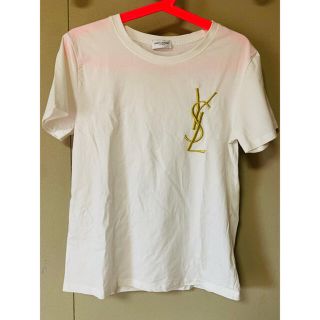 サンローラン(SAINT LAURENT)のSaint Laurent Tシャツ　ホワイト(Tシャツ(半袖/袖なし))