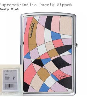 シュプリーム(Supreme)の完全未開封　Supreme Emilio Pucci Zippo ピンク(その他)