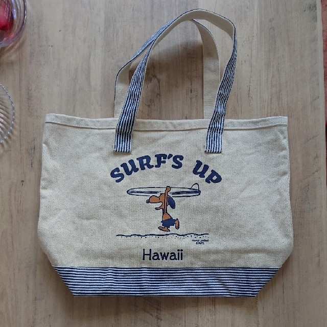 SNOOPY(スヌーピー)のハワイ限定 スヌーピー トートバッグ レディースのバッグ(トートバッグ)の商品写真
