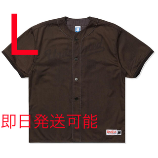 アンディフィーテッド(UNDEFEATED)のUNDEFEATED アンディフィーテッド ベースボールシャツ ブラウン L(Tシャツ/カットソー(半袖/袖なし))