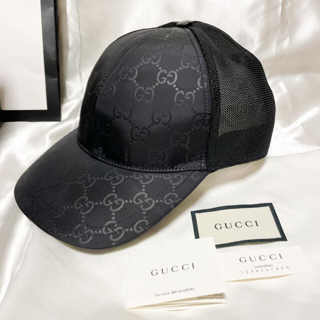 Gucci(グッチ)のgucci★ナイロンベースボールキャップ メンズの帽子(キャップ)の商品写真