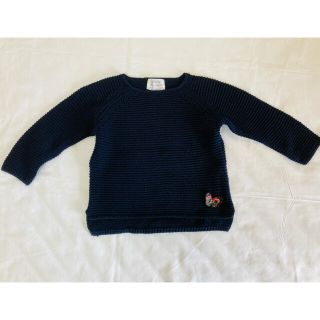 ザラ(ZARA)のzara 紺色ニット(110cm)(ニット)