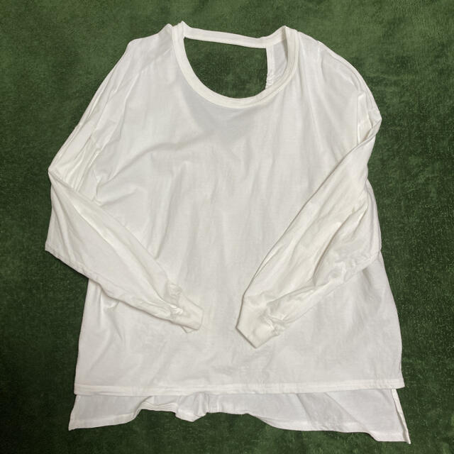 GALLARDA GALANTE(ガリャルダガランテ)のGALLARDAGALANTE   背中開きTシャツ レディースのトップス(Tシャツ(長袖/七分))の商品写真