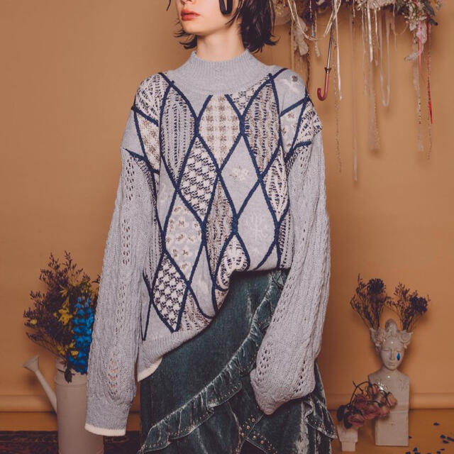 rurumu:2020AW knit pullover 5