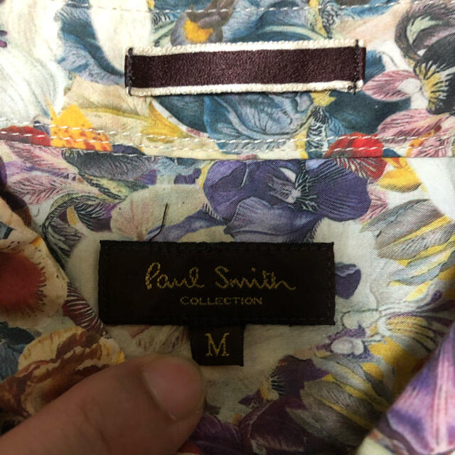 Paul Smith(ポールスミス)の良品 PaulSmith COLLECTION 総花柄 半袖シャツ M メンズのトップス(シャツ)の商品写真