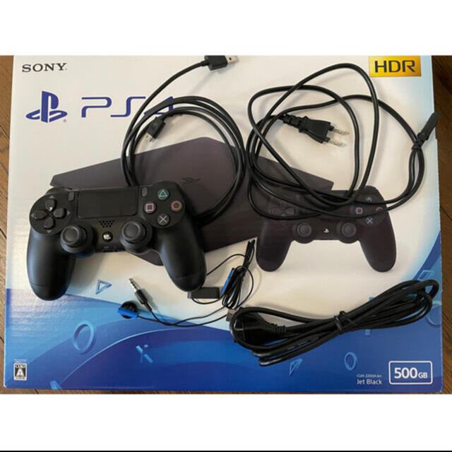 PlayStation4(プレイステーション4)のPS4本体　ブラック　美品　CUH-2200A エンタメ/ホビーのゲームソフト/ゲーム機本体(家庭用ゲーム機本体)の商品写真