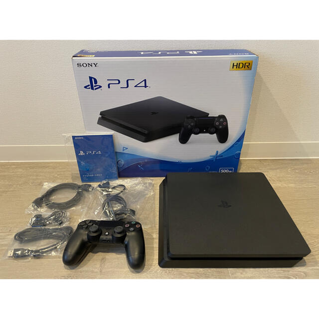 2020125状態【保証書付】PlayStation4 本体 CUH-2200AB01 500GB