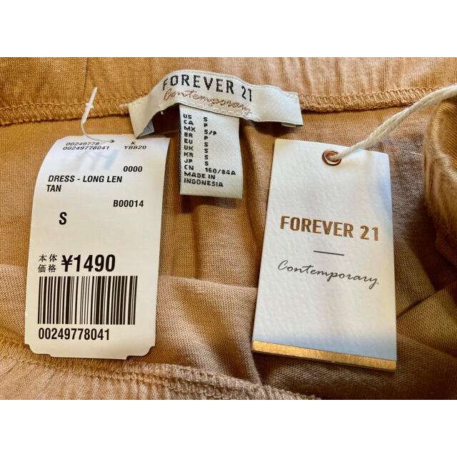 FOREVER 21(フォーエバートゥエンティーワン)のFOREVER21  マキシ ロング ワンピース       新品タグ付き レディースのワンピース(ロングワンピース/マキシワンピース)の商品写真