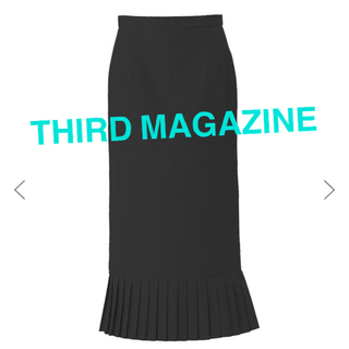 ロンハーマン(Ron Herman)の❤︎週末まで出品❤︎新品タグ付❤︎THIRD MAGAZINE スカート(ひざ丈スカート)