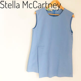 ステラマッカートニー(Stella McCartney)のSTELLA McCARTNEY ステラマッカートニー　トップス　ブルー(カットソー(半袖/袖なし))
