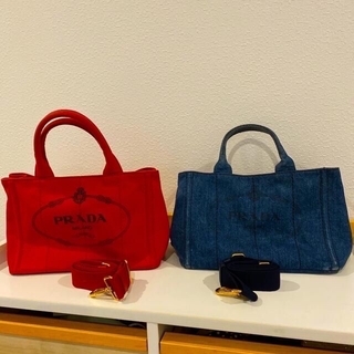 プラダ(PRADA)の値下げしました！ PRADAカナパシリーズ2色セット　早いもの勝ち(ハンドバッグ)