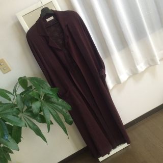 マウジー(moussy)のロングコーディガン カーディガン(ロングコート)