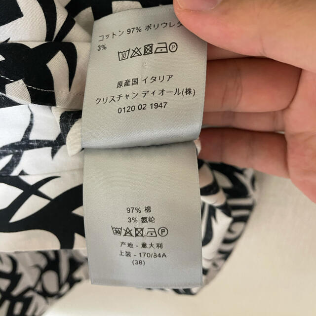 DIOR HOMME(ディオールオム)のDIOR HOMME 2018-19aw トライバルシャツ　BTS テテ着用美品 メンズのトップス(シャツ)の商品写真