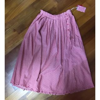 ピンクハウス(PINK HOUSE)の最終値下げです。ピンクハウス  ギンガムチェック　(ロングスカート)