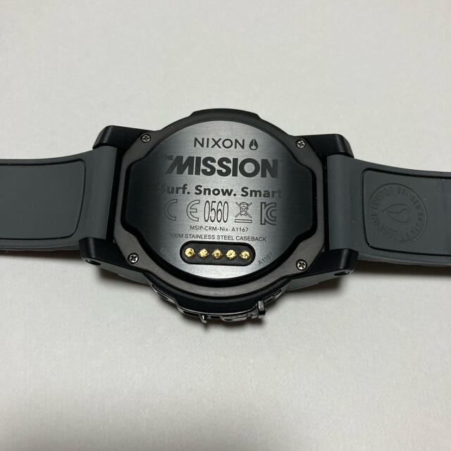 NIXON(ニクソン)のNIXON THE MISSION スマートウォッチ ALL BLACK メンズの時計(腕時計(デジタル))の商品写真