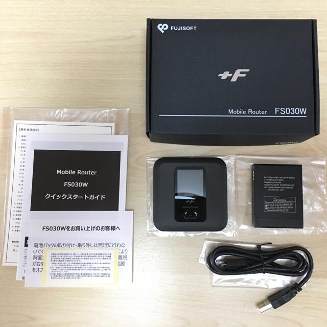 【動作確認済】富士通ソフト SIMフリーモバイルルーター 「FS030W」