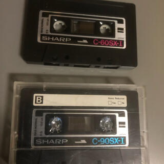 シャープ(SHARP)のカセットテープ　2本　burg_27様専用(その他)