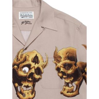 WACKO MARIA - WACKO MARIA 56 TATTOO STUDIO ベージュXL 鬼スカルの